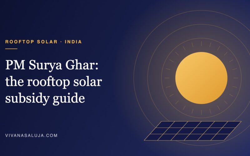 PM Surya Ghar Muft Bijli Yojana rooftop solar subsidy guide